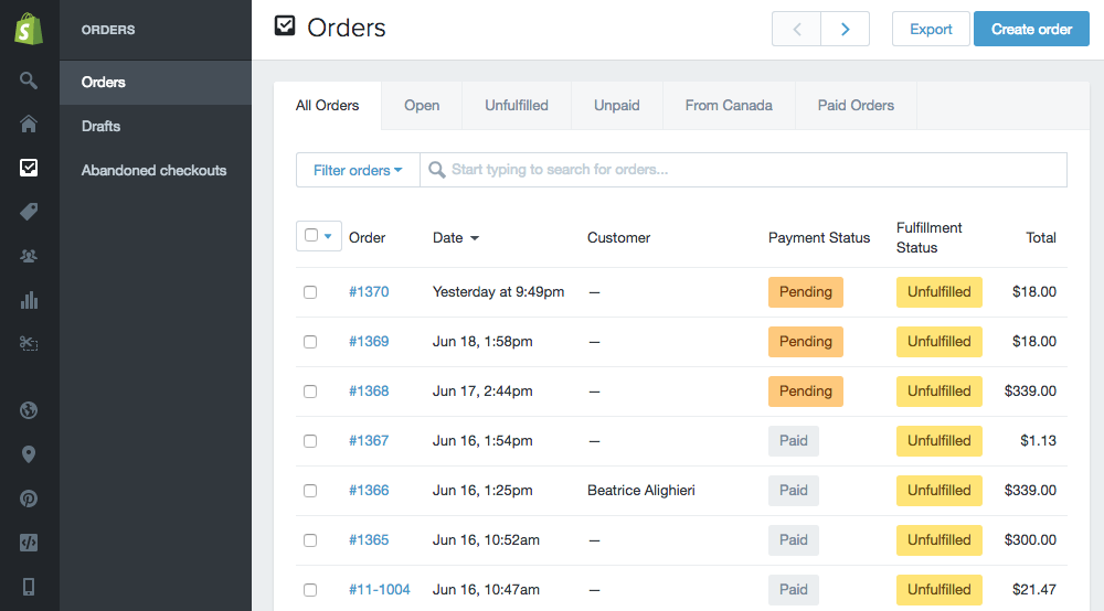 新手入门必备,Shopify后台操作教程(图文) 新手入门必备,Shopify后台操作教程